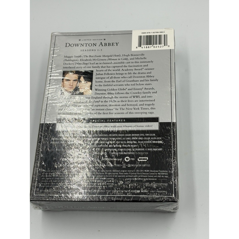 Masterpiece: Downton Abbey: Seasons 1-5 (DVD, 2015, Limited Edition) - Picture 6 of 6